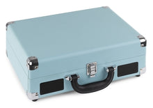 Load image into Gallery viewer, Record Player Briefcase Style with Bluetooth - Blue - RP115
