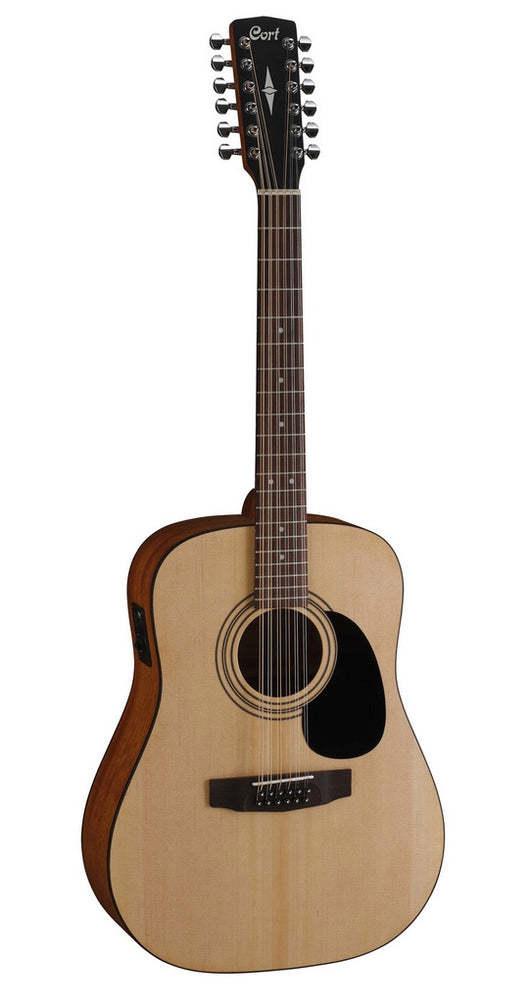 CORT AD810-12E NATURAL OPEN PORES 12 String Acoustic/Electric Guitar