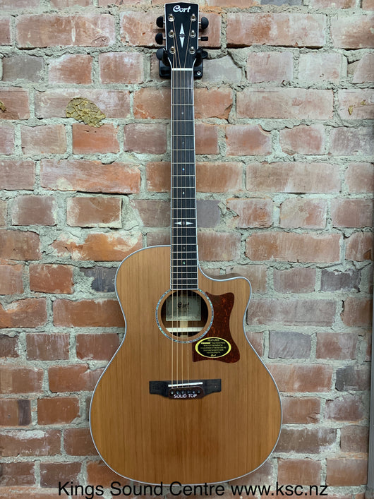 Cort GA5F-BW  Acoustic Guitar with Pickup Solid Top