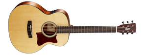 Cort LCJ WAL Jumbo 3/4 size Acoustic Guitar with Pick Up Open Pore Walnut