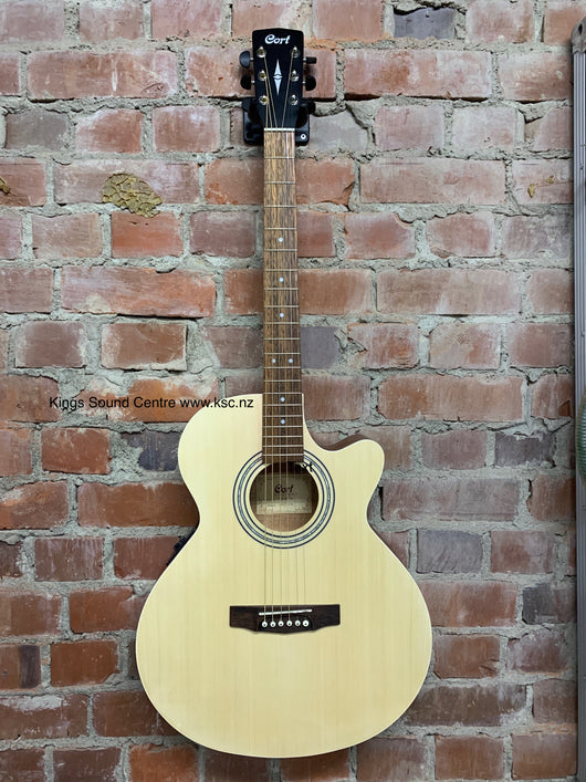 Cort SFX ME Series Acoustic Guitar with Pickup - Natural Open Pore Finish