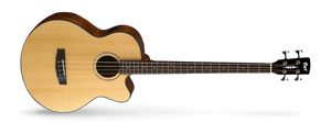 Cort AB850F Bass Acoustic with Pickup incl Bag - Natural