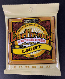 ERNIE BALL- Earthwood acoustic guitar string set LIGHT 11-52