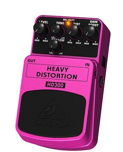 Behringer HD300 Heavy Metal Distortion Guitar Effect Pedal