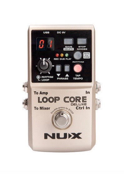 Nux NUX-LC DLX Loop Core Deluxe effects pedal with footswitch