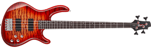Cort ACTIONDLX CRS DELUXE BASS FLAME TOP CHERRY RED SUNBURST
