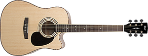 Cort AD880CE NS Acoustic Guitar with Pick Up