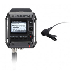 ZOOM F1-LP FIELD RECORDER + LAVALIER MICROPHONE F1LP LTO
