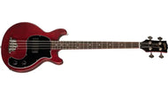 GIBSON™ LES PAUL JUNIOR TRIBUTE DC - WORN CHERRY - 4 STRING ELECTRIC BASS GUITAR - W/GIGBAG