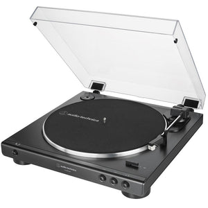 Audio-Technica AT-LP60X Fully Automatic Belt-Drive Turntable- Red